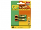 2 BATTERIES AA LR06 GP 2700 Nimh   
